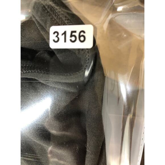 SKIMS New Vintage Henley T-Shirt Cap Sleeves Stretch Washed Onyx Black NWT 4X - Picture 7 of 7